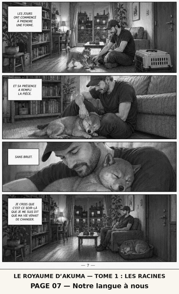 Le Royaume d’Akuma, tome 1 Les Racines — planche 07 : Notre langue à nous