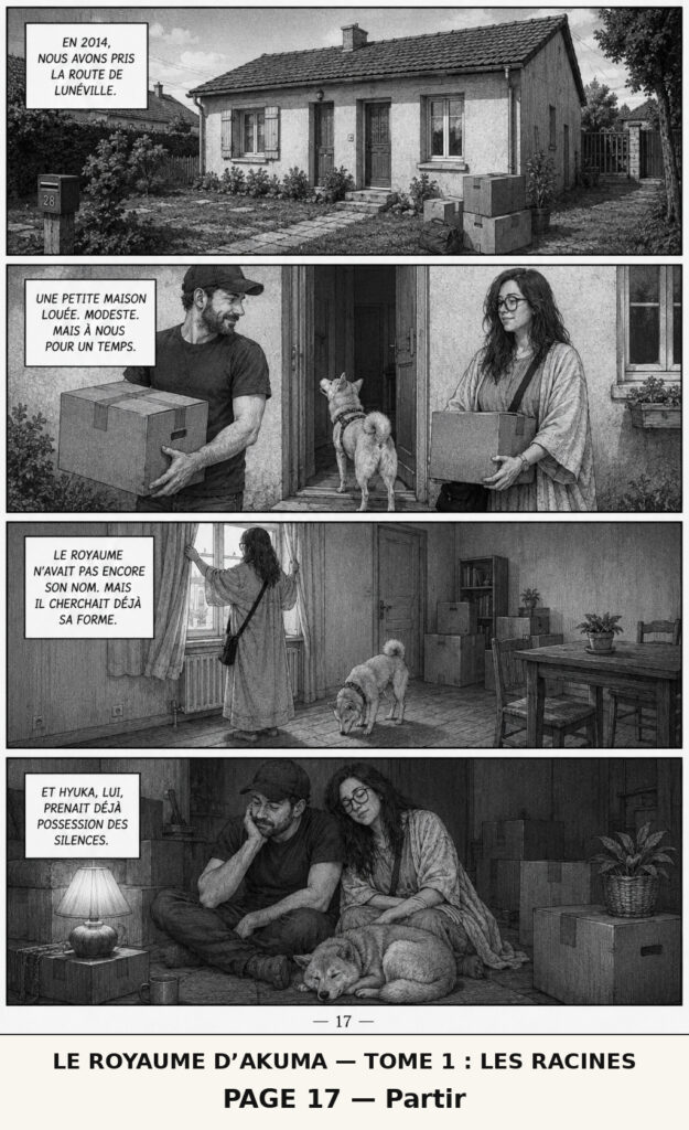 Le Royaume d’Akuma, tome 1 Les Racines — planche 17 : Partir pour Lunéville