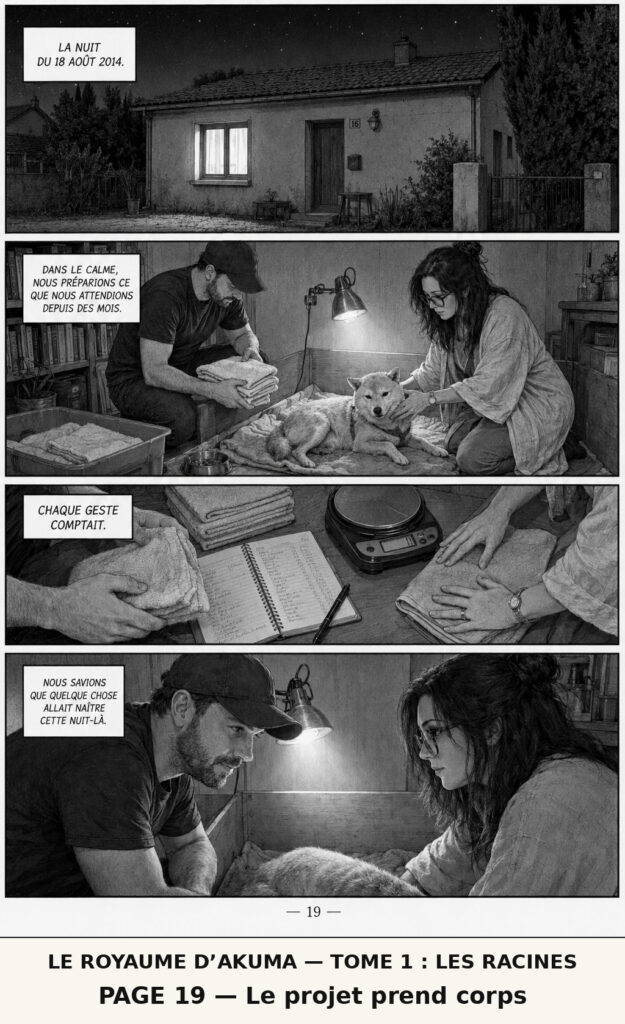 Le Royaume d’Akuma, tome 1 Les Racines — planche 19 : La nuit du 18 août 2014