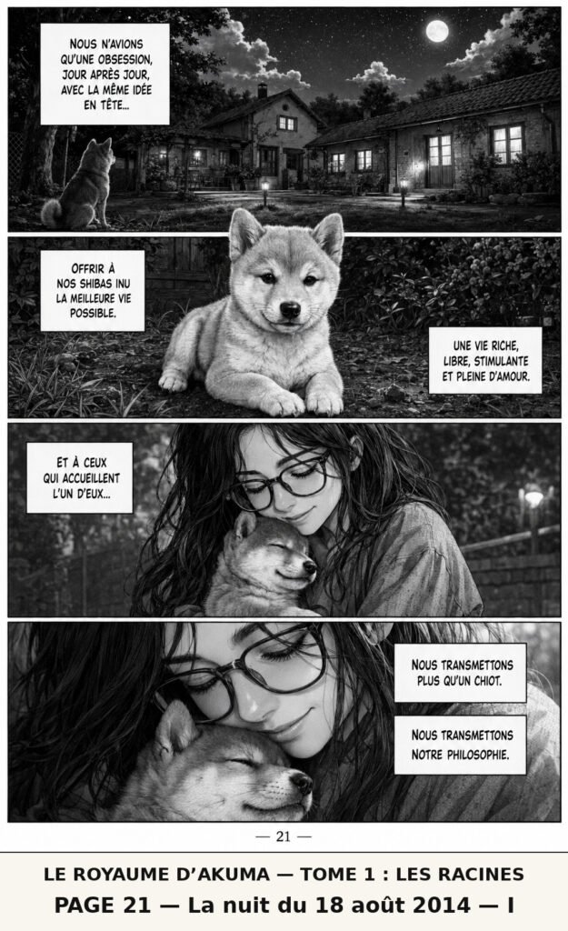 Le Royaume d’Akuma, tome 1 Les Racines — planche 21 : Transmettre notre philosophie