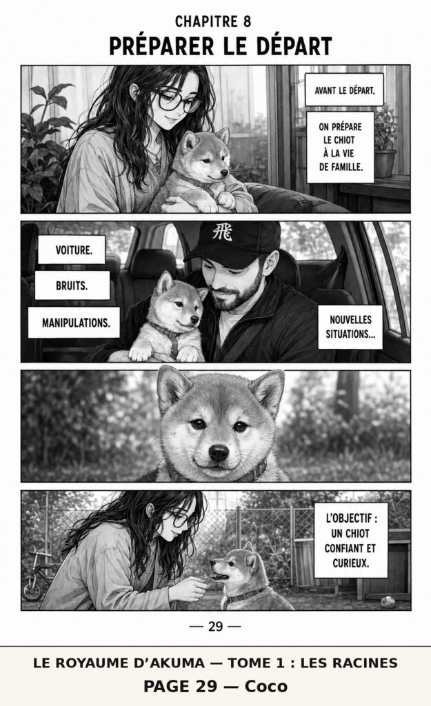 Le Royaume d’Akuma, tome 1 Les Racines — planche 29 : Préparer le départ