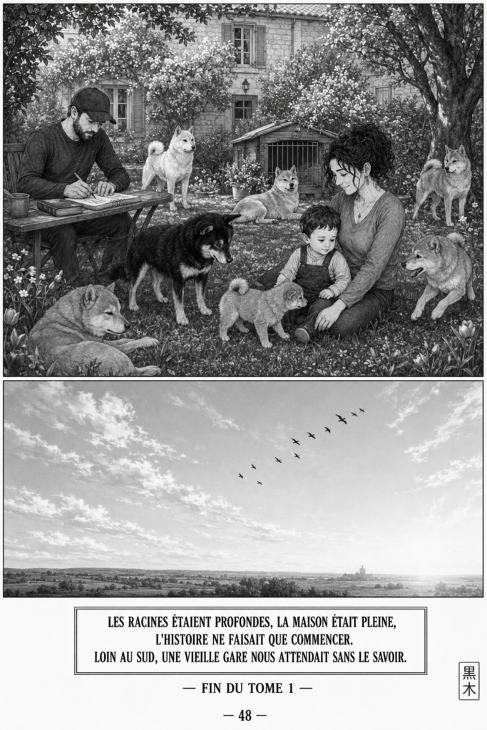Le Royaume d’Akuma, tome 1 Les Racines — planche 48 : Fin du tome I