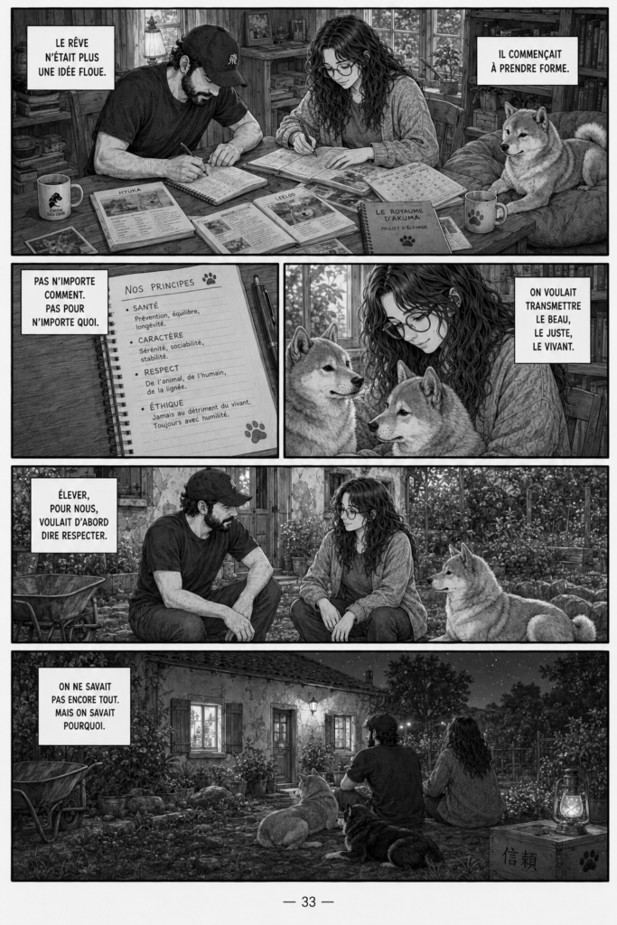 Le Royaume d’Akuma, tome 1 Les Racines — planche 33 : Élever, c’est d’abord respecter